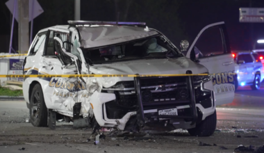 North Freeway chase: 3 police vehicles crash, 3 juvenile suspects arrested