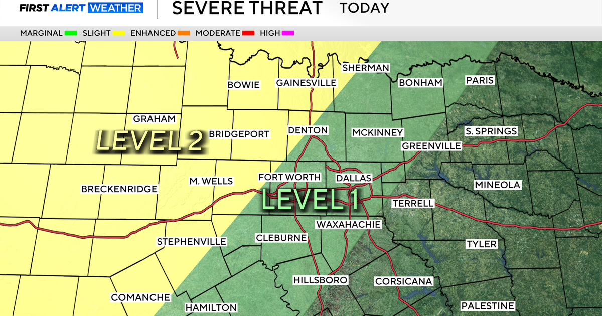 Large hail, damaging winds threaten North Texas as storm chances increase