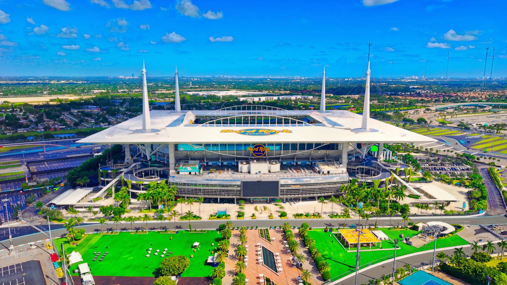 Hard Rock Stadium in Miami, where the 2026 FIFA World Cup will be held