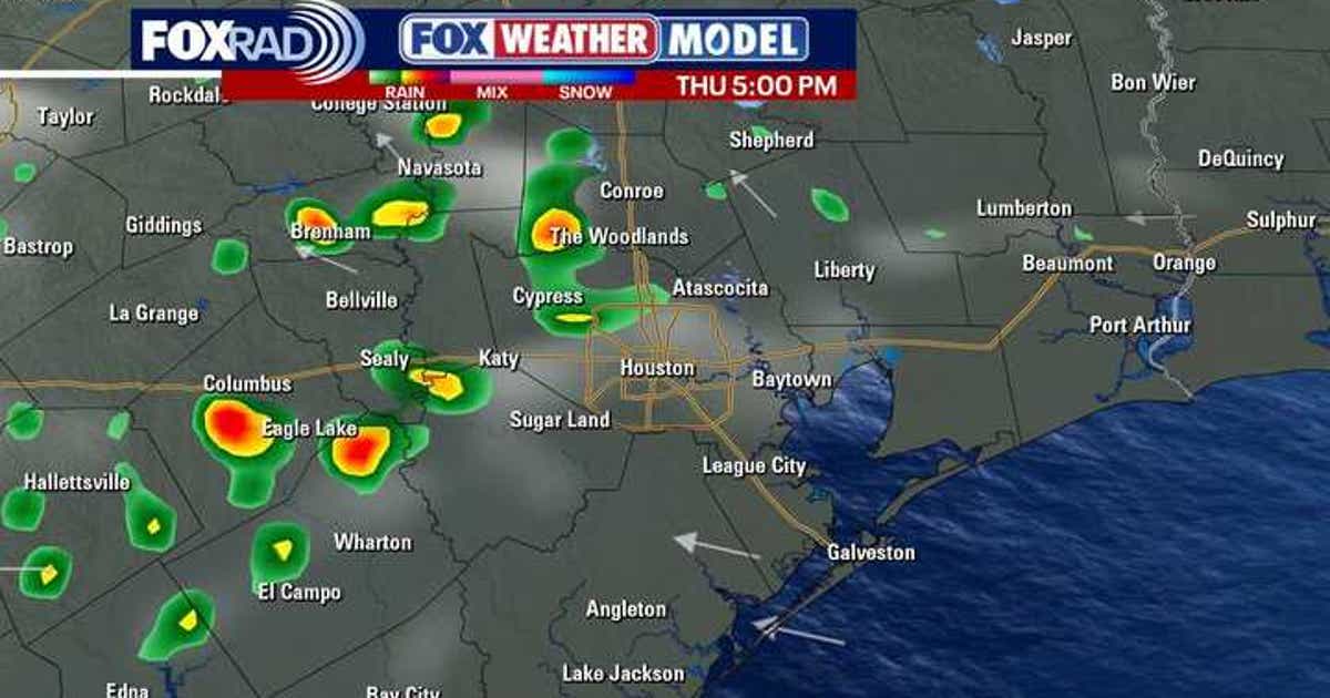 Houston weather: Rain chances for rest of the week