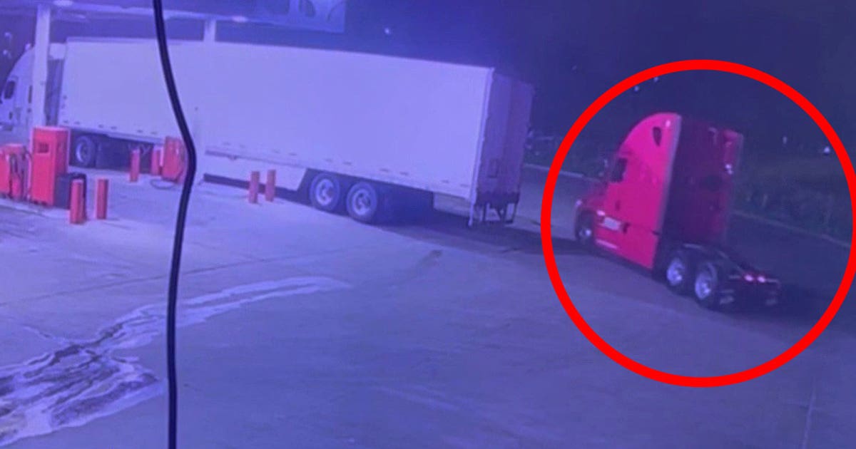 Semi-truck stolen from Houston truck stop caught on camera, police investigating