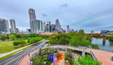 9 large-scale art installations transform Austin trail