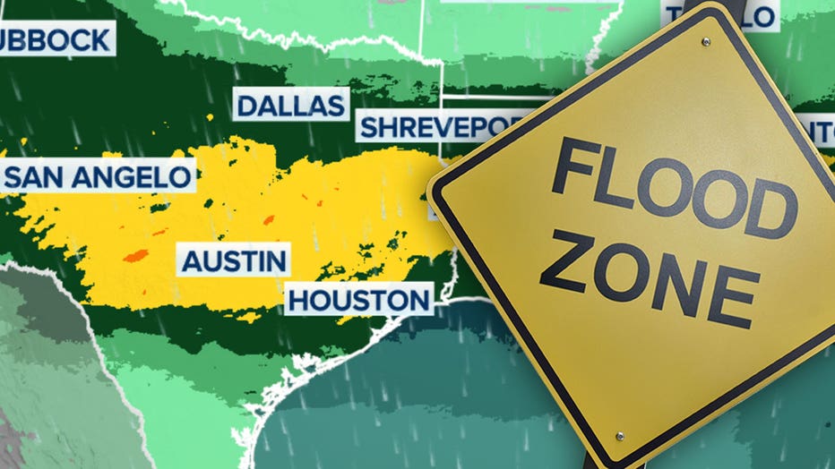 Flood alerts have been issued in Texas.