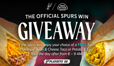 Get free Taco Palenque breakfast tacos after every Spurs playoff win