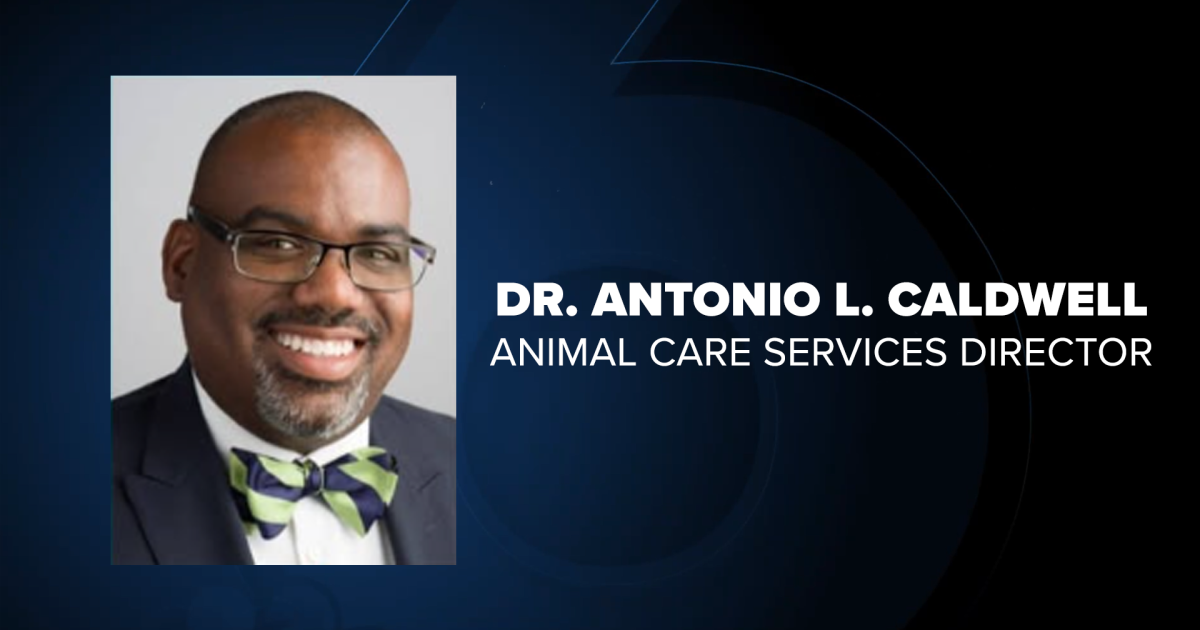 Dr. Antonio Caldwell appointed as new Animal Care Services Director