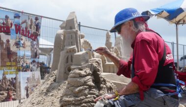 Texas SandFest 2026 opens in Port Aransas with massive sculptures