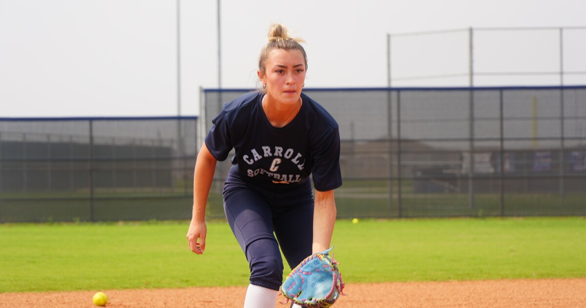 Carroll softball one series from fourth straight third round playoff appearance