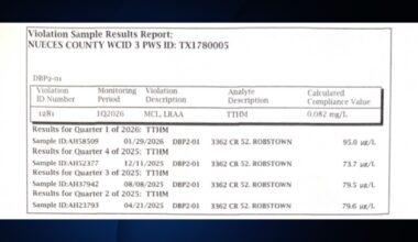 TCEQ issues violation to NCWCID 3 for elevated trihalomethanes