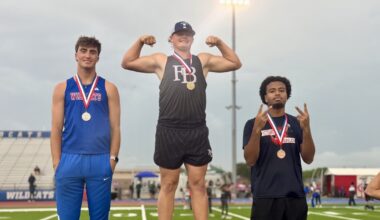 Coastal Bend athletes shine in rain on Day 2 of District 29-5A track meet