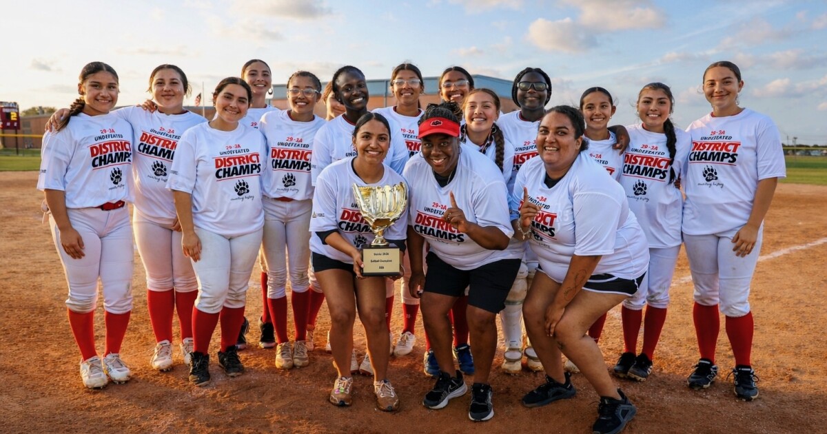 West Oso softball wins first UIL District Championship in program history