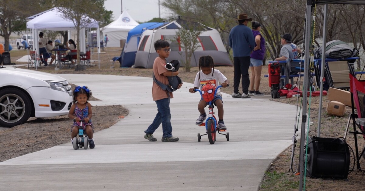 Families camp at Labonte Park to celebrate annual Easter weekend traditions