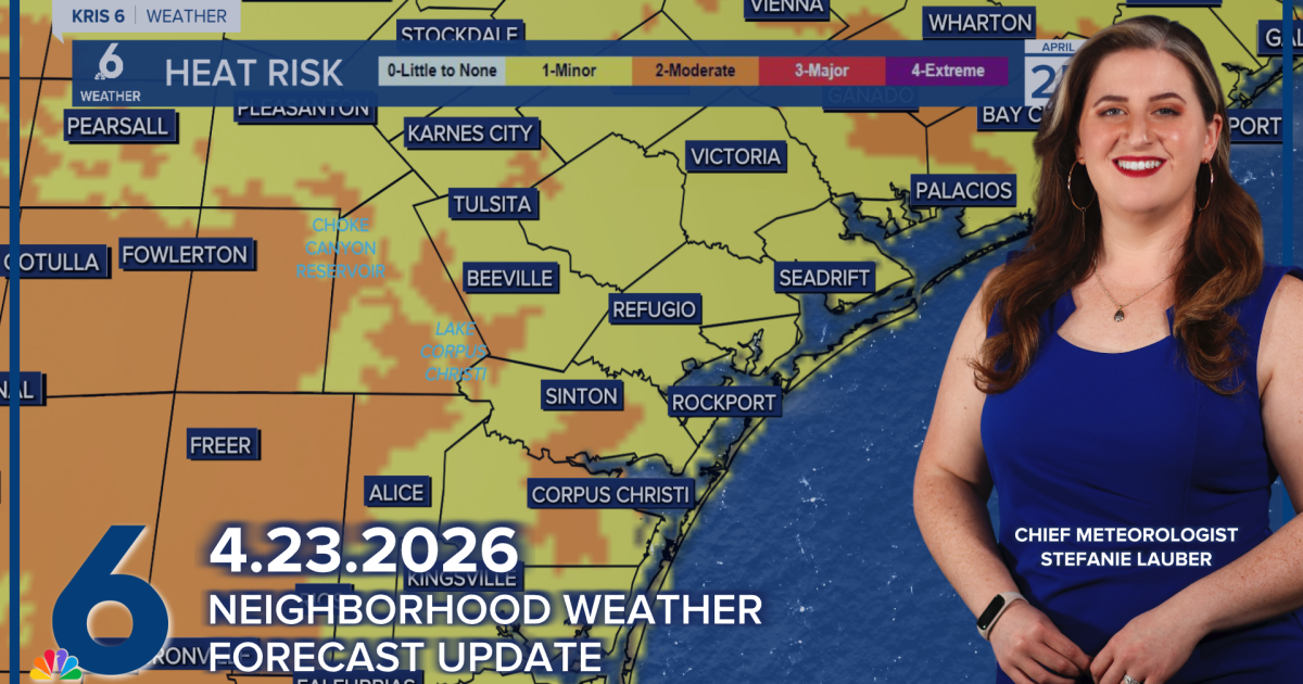 Temperatures to soar with much of the Coastal Bend reaching the 90s this weekend