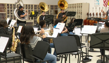 Moody High School band and alumni prepare for Buccaneer Night Parade