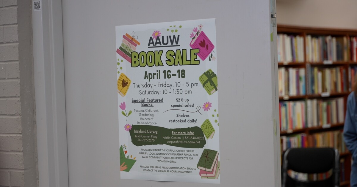 Corpus Christi library book sale funds local college scholarships