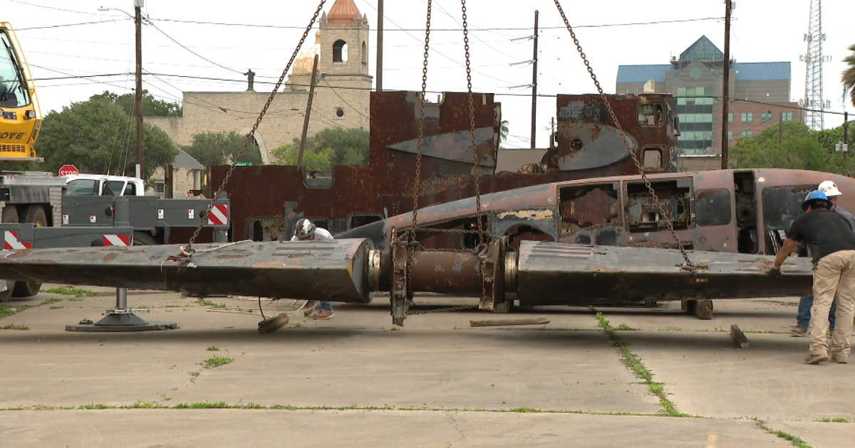 Decommissioned USS City of Corpus Christi sail comes up for air
