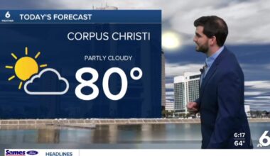 Pleasant conditions expected along the coast today