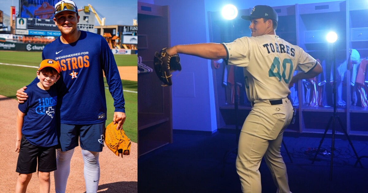 KRIS 6 Hooks Kid Reporter Wyatt Engel interviews pitcher Alejandro Torres