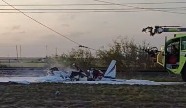 Small plane crashes, forcing shut down of westbound Highway 44 near the airport