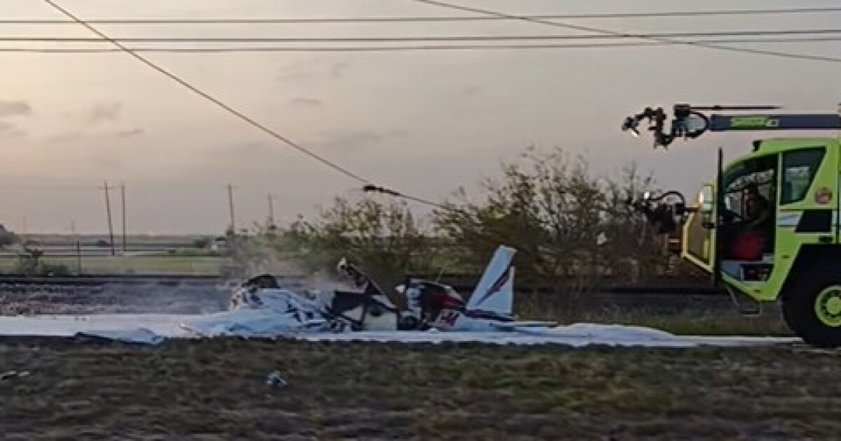 Small plane crashes, forcing shut down of westbound Highway 44 near the airport