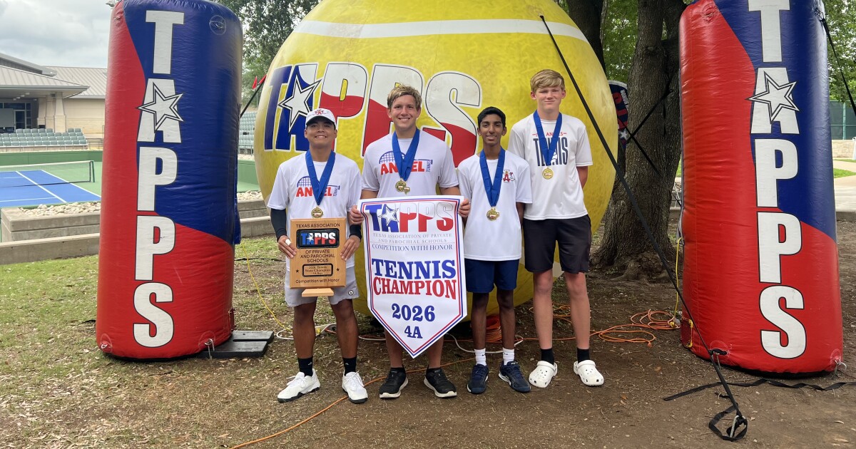 IWA's Angel Tennis Team claims third consecutive State Championship