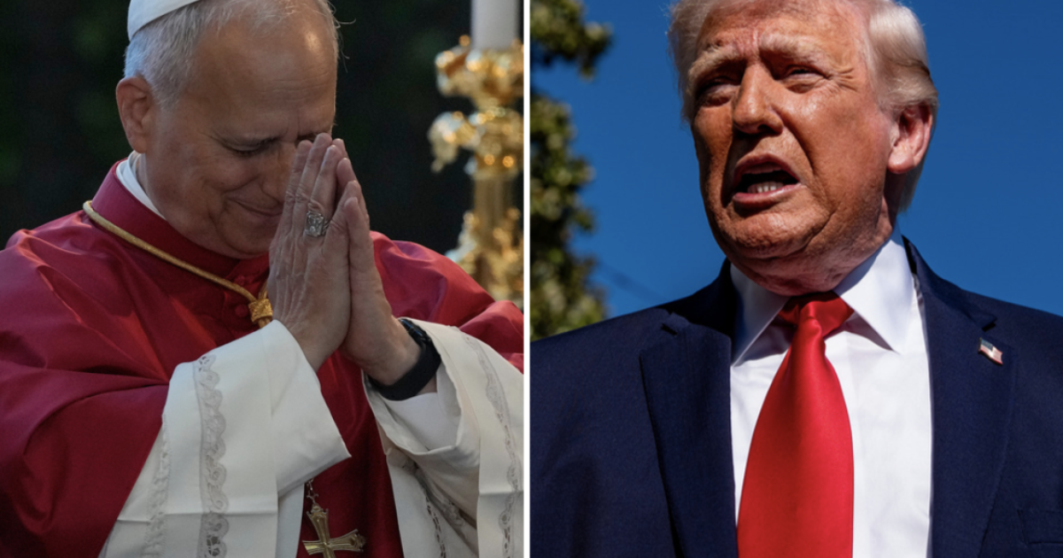 President Trump says he won't apologize to Pope Leo XIV