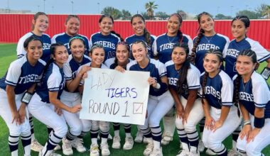 Coastal Bend softball Area second round playoffs 2026
