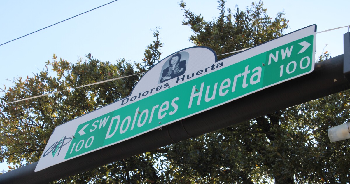 As communities deal with allegations against Cesar Chavez, a street in Grand Prairie shows the way
