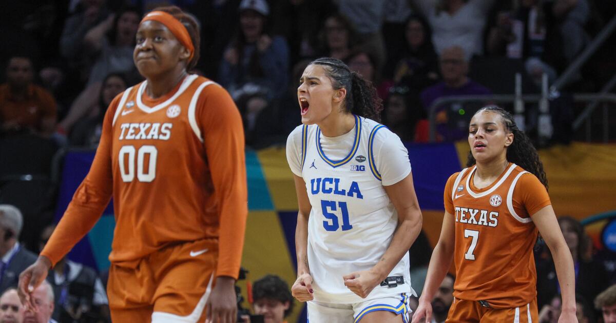 UCLA defeats Texas in Final Four, will play South Carolina for title