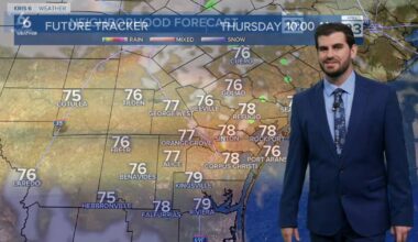 A few lingering showers for Wednesday before we look ahead to a warm weekend