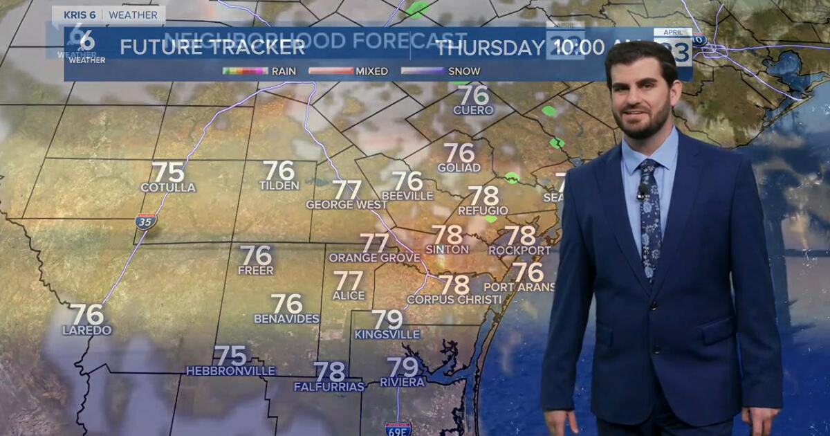 A few lingering showers for Wednesday before we look ahead to a warm weekend