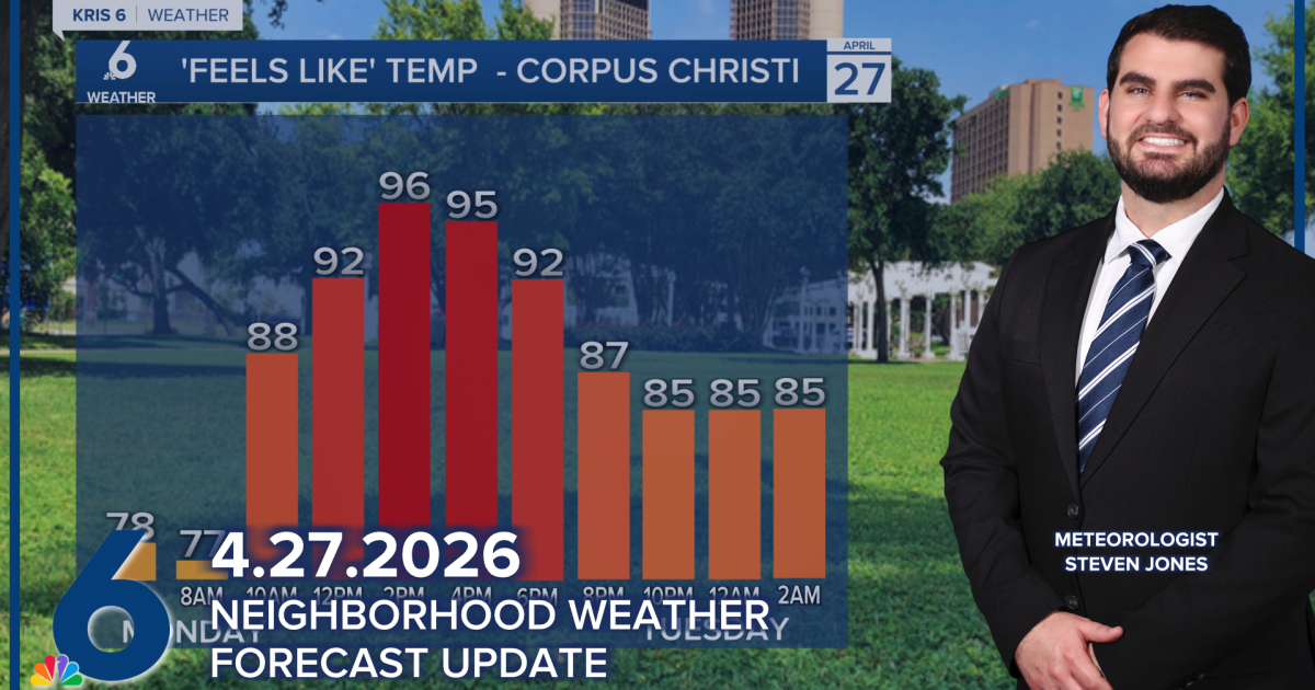A warm and muggy start to the week, but relief is on the way to kick off May