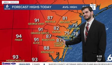 A warm and breezy start to April, with rain chances increasing for this weekend