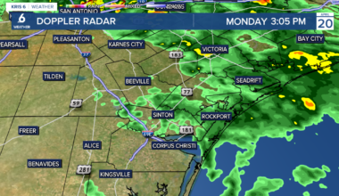 The Coastal Bend will see a decrease in showers by midweek