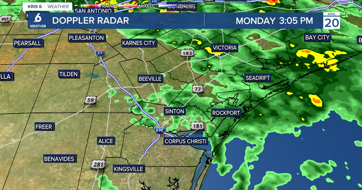 The Coastal Bend will see a decrease in showers by midweek