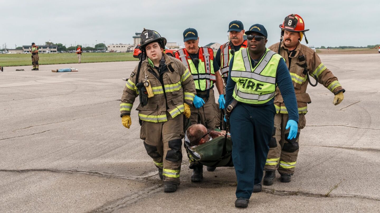 Texas airport drill simulates plane crash in regional mass casualty exercise