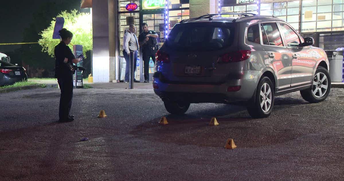 Dallas shooting: Man hospitalized after gunfire outside convenience store; suspect at large
