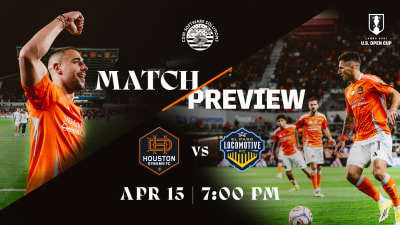 MATCH PREVIEW: Houston Dynamo FC to kick off 2026 U.S. Open Cup play hosting El Paso Locomotive FC on Wednesday