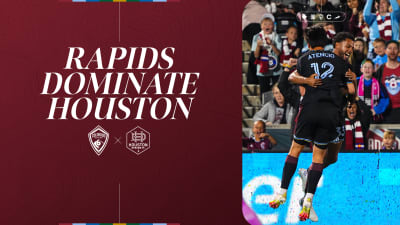 Recap | Six-goal victory over Houston keeps Rapids unbeaten at home