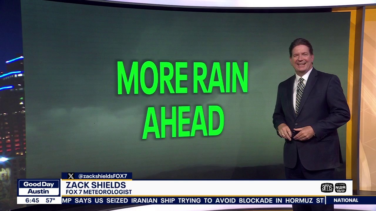 Austin weather: Rainy day ahead