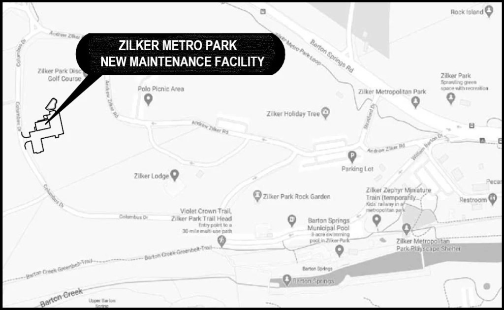 zilker metro park maintenance facility