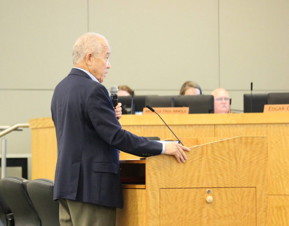 Houston ISD State Appointed Superintendent Mike Miles presents the budget proposal to the board of managers at the second budget workshop on May 20, 2026.