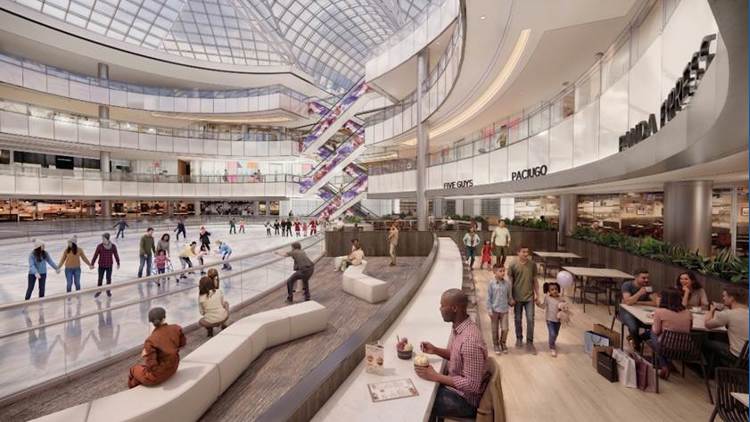 Galleria Dallas' center court is getting a refresh this year