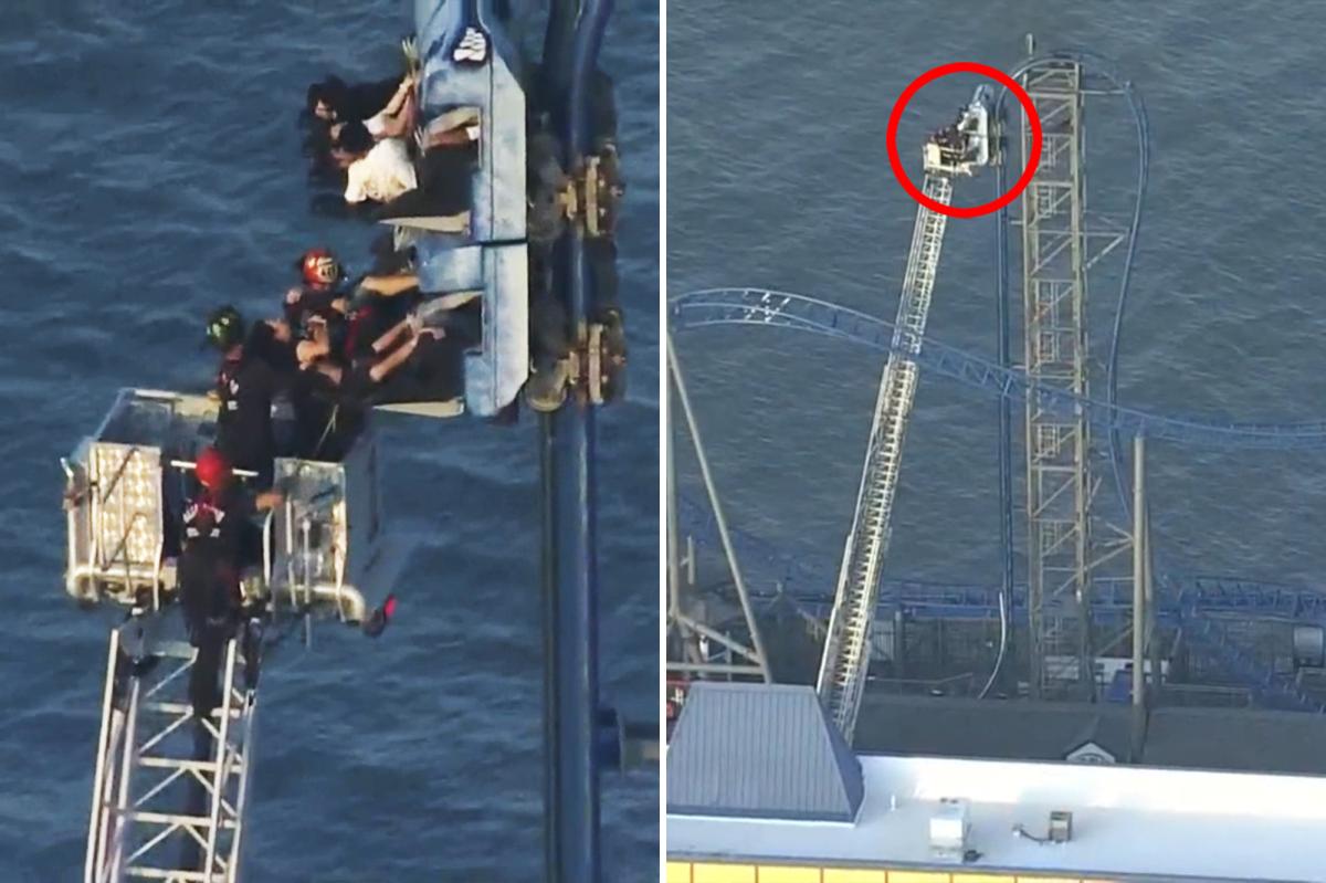 Students saved from Texas' Pleasure Pier roller coaster