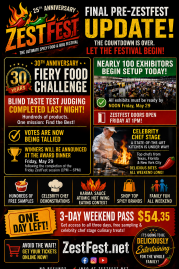 Fiery Food Challenge Judging Complete as ZestFest 2026 Prepares to Ignite Fort Worth This Weekend -- Spicy Food Productions, Inc.