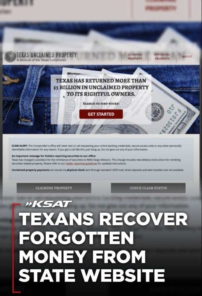 You may have unclaimed money, Texas wants to give it back