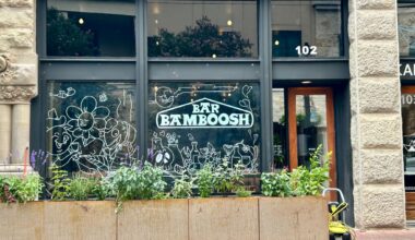 Exterior of Bar Bamboosh, a new bar by Chad Carey that's set to open Friday, May 1, in San Antonio, Texas.