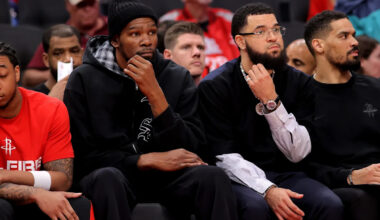 Kevin Durant’s first season in Houston ends on the bench as Rockets fall short again