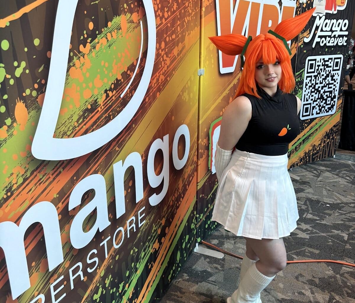 Amelia Cunningham, marketing representative for Mango Cannabis, said the company was happy to be the sponsor of free day at El Paso Comic Con 2026. They want to get involved in the El Paso community.