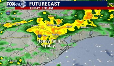 Houston weather: Scattered rain for Thursday; FOX 26 Storm Alert in effect Friday