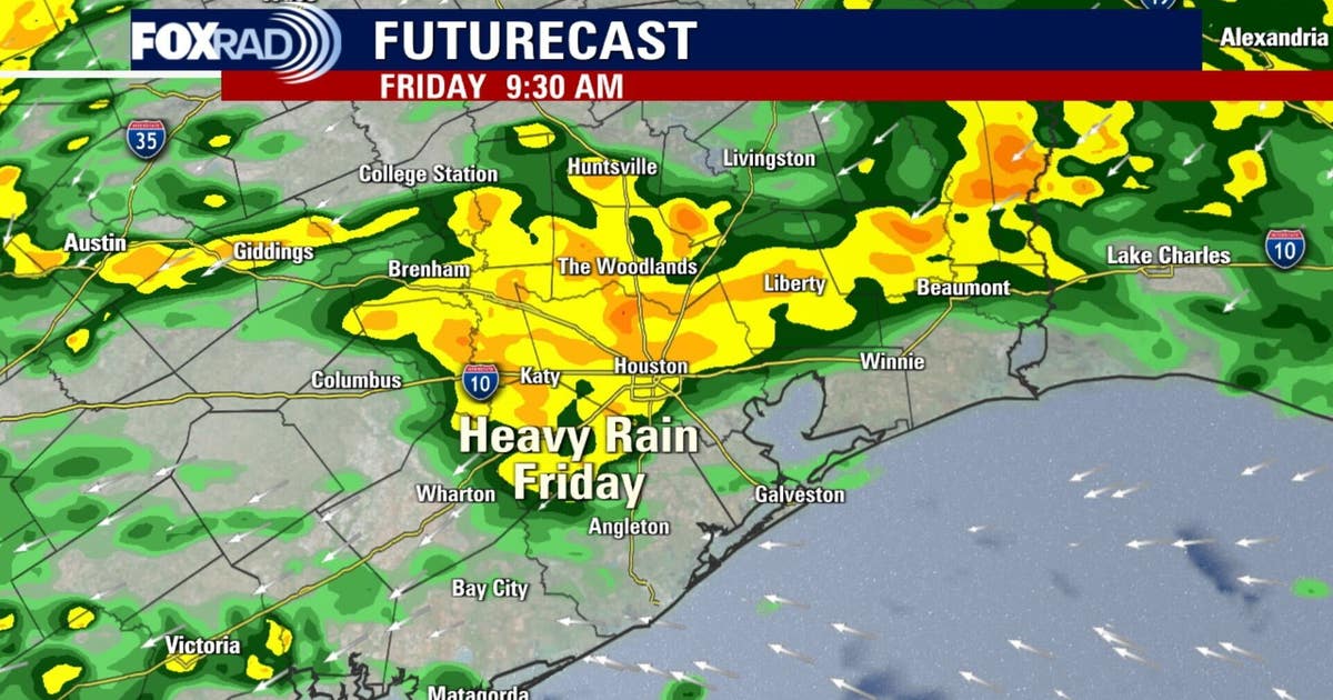 Houston weather: Scattered rain for Thursday; FOX 26 Storm Alert in effect Friday